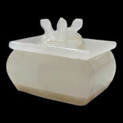 White onyx box