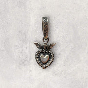 Silberner Wunderanhänger „Kleiner Engel“.