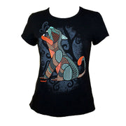 "Canto a la luna" camiseta con diseño mexicano Karani Art