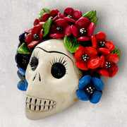 Skull with flower crown