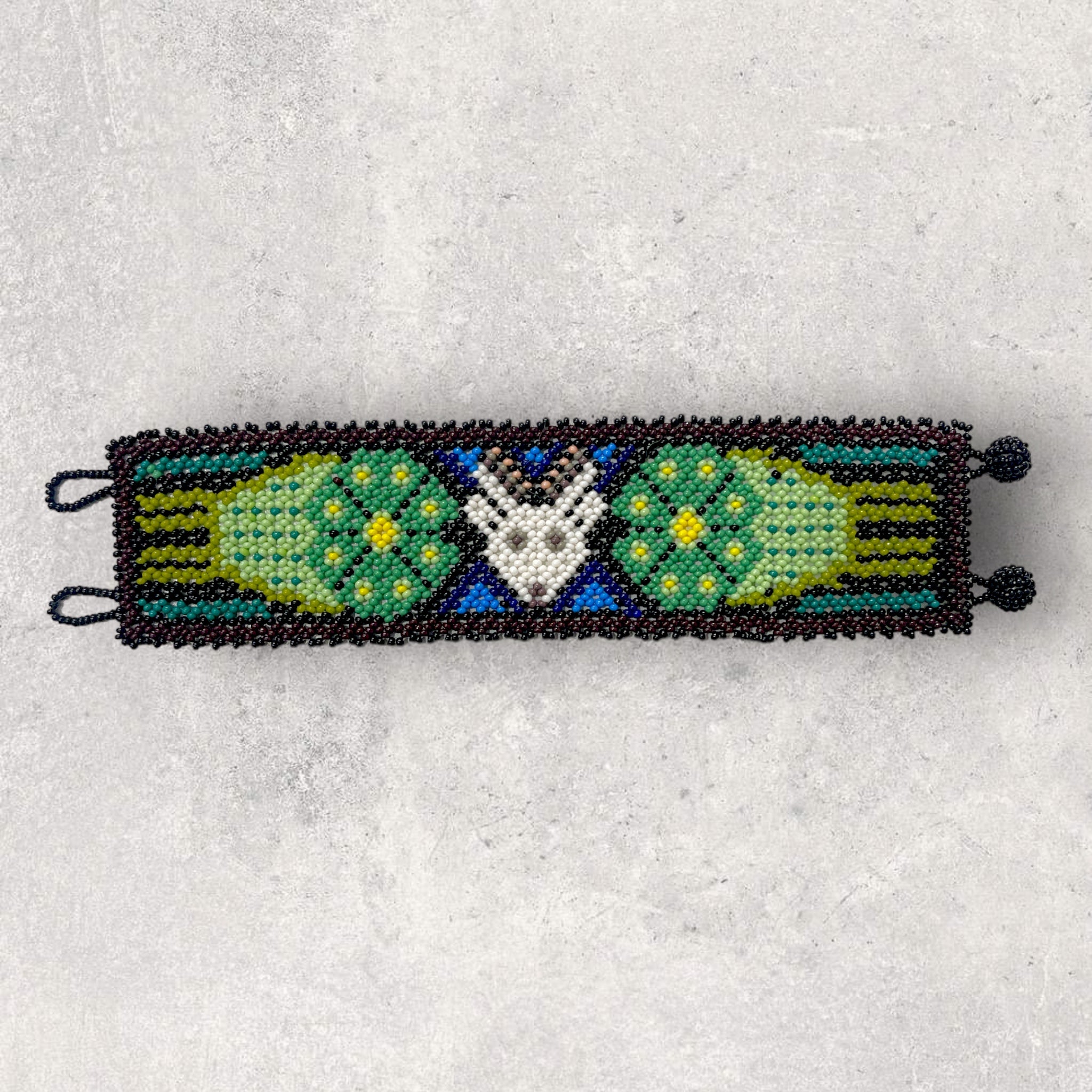 Wixárika art bracelet (Huichol) – Micuari - Main Image
