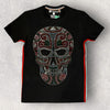“Cráneo Guelaguetza” camiseta con diseño mexicano Karani Art