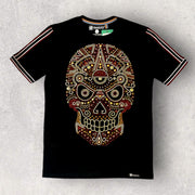 “Nahui Ollin” camiseta hombre con diseño mexicano Karani Art