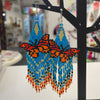 Boucles d'oreilles Papillon Monarque