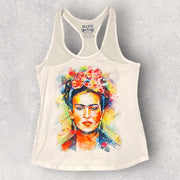 Camiseta con tirantes Frida con flores