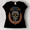 “Frida Huesuda” camiseta con diseño mexicano Karani Art