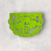 Hojas sueltas ovaladas de papel picado Catrína
