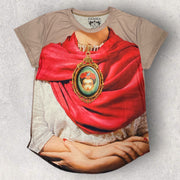 Frida T-Shirt mit Medaillon