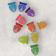 Mini skull papel picado strip