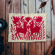 Placemat "Tenango" Otomí embroidery