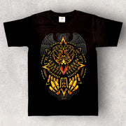 “Águila real” camiseta con diseño mexicano Karani Art