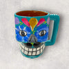 Decorative skull mug