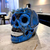 Extra large painted clay skull