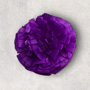 Flor de cempasúchil purple color large size