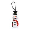 Adorno navideño muñeco de nieve de abalorios