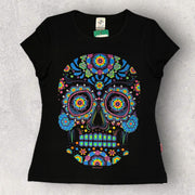 T-shirt"Opale"avec motif Karani Art mexicain