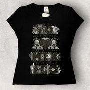 „I love Mexico“-T-Shirt mit mexikanischem Design Karani Art
