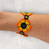 Three flower bracelet