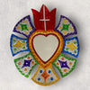 Corazón de hojalata grande con espejo