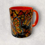 Mug"Papillons"au design mexicain Karani Art