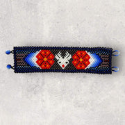 Bracelet artistique wixárika (huichol)