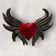 tin heart with wings
