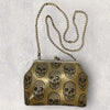 Tasche „Norma“ mit goldenen Totenköpfen