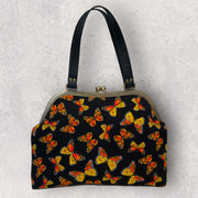 Large “Guadalupe” Bag, Monarch Butterflies