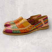 Huaraches, sandalias de piel artesanales, modelo Diego