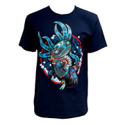 T-shirt"Axolotl"avec motif Karani Art mexicain