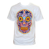 "Calavera sugar" camiseta con diseño mexicano Karani art