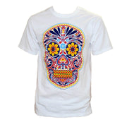 T-Shirt "Calavera Sugar" mit mexikanischer Karani-Kunst
