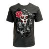 T-Shirt mit mexikanischem Design "Chicana" Karani Art.-Nr