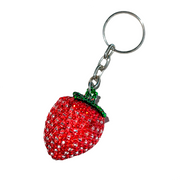 Erdbeer-Schlüsselanhänger