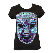 "Luchola" camiseta con diseño mexicano Karani Art