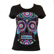 "Opal" camiseta con diseño mexicano Karani Art