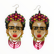 Boucles d'oreilles Frida en perles Miyuki grandes