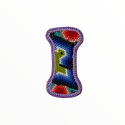 Letra “I" con imán arte Wixárika (Huichol) pequeña