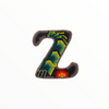 Letter "Z" with magnet Wixárika art (Huichol) small