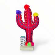embroidered cacti