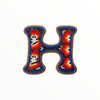 Buchstabe "H" mit kleinem Wixárika (Huichol) Kunstmagnet