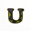 Lettre "U" avec aimant art Wixárika (Huichol) petit