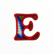 Letter "E" with magnet Wixárika (Huichol) art small