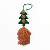 Christmas decoration "embroidered pine tree"