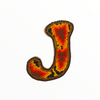 Lettre "J" avec aimant art Wixárika (Huichol) petit