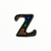 Lettre "Z" avec aimant art Wixárika (Huichol) petit